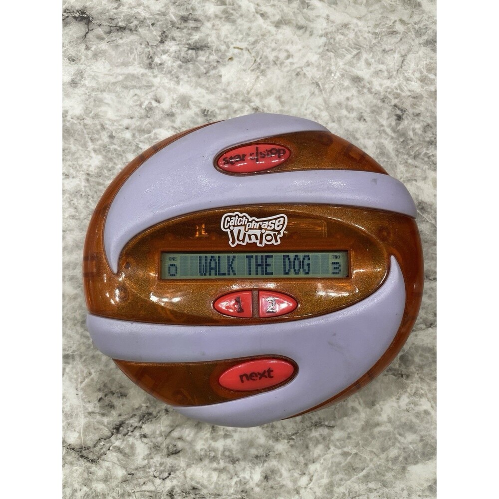 Vintage Catch Phrase Junior Jr Handheld Electronic Game Hasbro 2002 Tested/Works